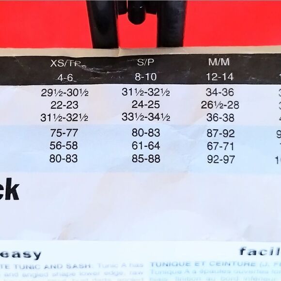 PATTERN UNCUT BUTTERICK#B5035 SEWING WOMENS SZ 4-6-8-10-12-14 TUNIC& SASH TOPS - Picture 4 of 5